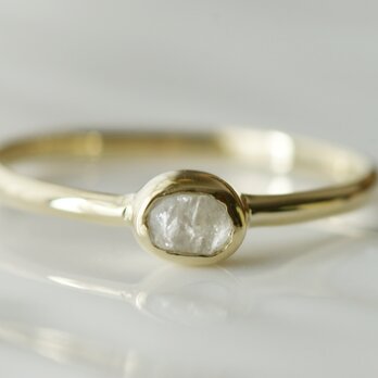 K10製　ダイヤモンドのリングの画像