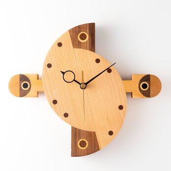 木の時計：楕円Ｂ3-2の画像
