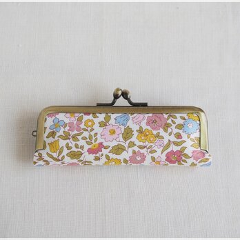 ■リバティプリントのがま口印鑑ケース 【Lサイズ】 / ヴィタ■ hanko case (lbt-vita)