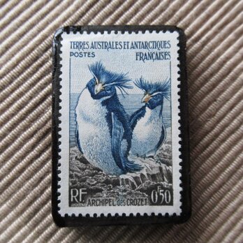 フランス　 切手ブローチ 6217の画像