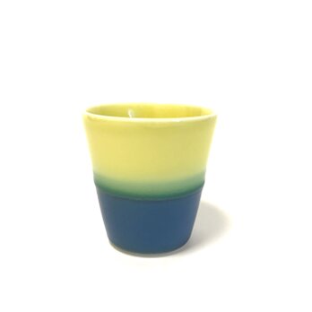 Meoto cup S / Yellow × Turquoiseの画像