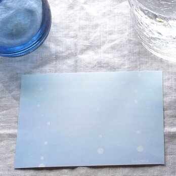 夏　「海の底」ポストカード　2枚セット　ナチュラル　ナチュラコ　naturako　の画像