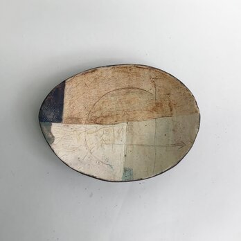 化粧掻き落とし文様 小皿191