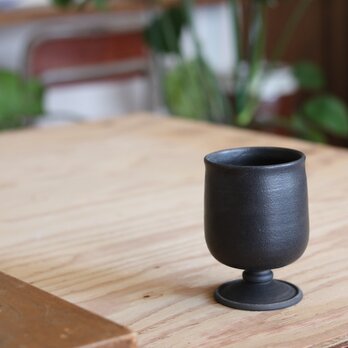 陶器のコブレット　黒
