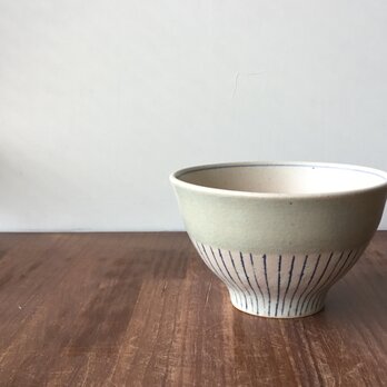 小丼碗　釉彩象嵌