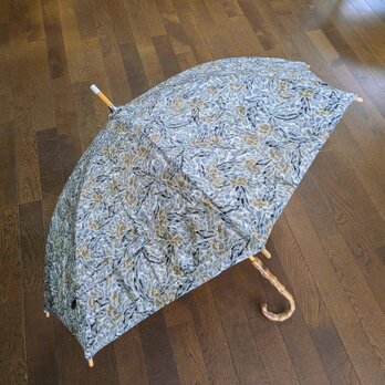 着物から作った日傘の画像