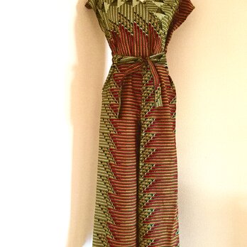 オールインワン(裾ワイド)/アフリカ布の画像