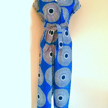 オールインワン(裾スリム)/アフリカ布の画像