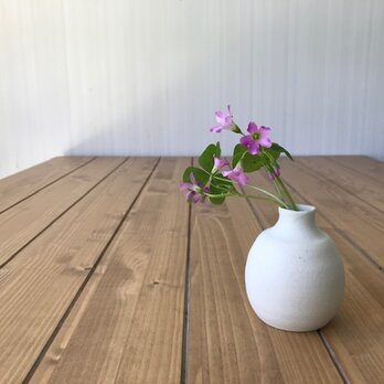 NO.57小さな一輪差し（白）
