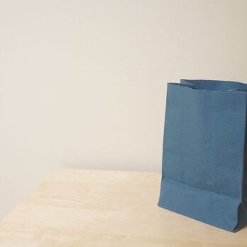 紙袋風布袋：青緑の画像