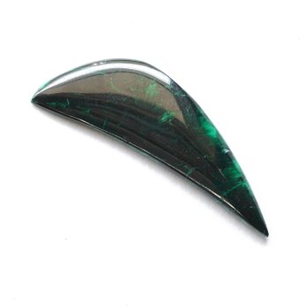シーンマラカイト　ファンシーカボション 14.1X45.9mmの画像