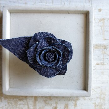 denimrose corsage*navyの画像