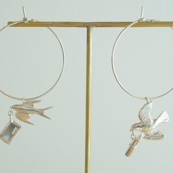 [a . A .]郵便局の小鳥たち　ピアス