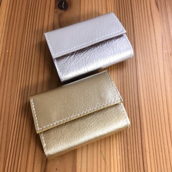 mini  wallet (gold・silver)の画像