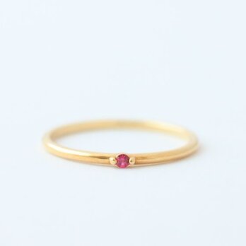 Ｋ１８ＹＧ・ルビーリング