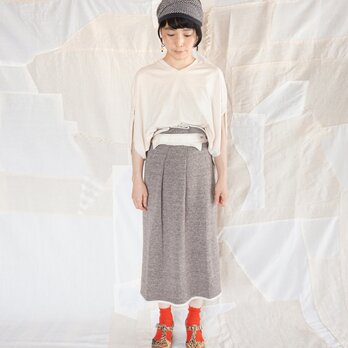 knit waistmark skirtの画像