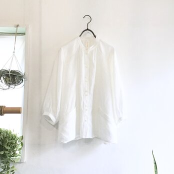 flopsy P blouse (white x wb)の画像