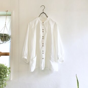 flopsy P blouse (white x cb)の画像