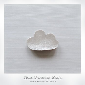 〚 cloud 〛sv925 simple cloud broochの画像