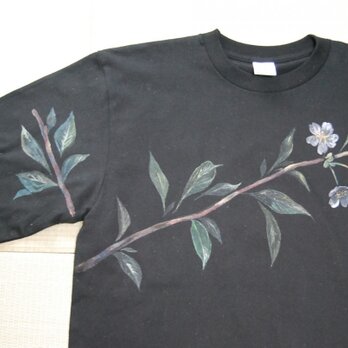 故郷の桜　手描きTシャツの画像