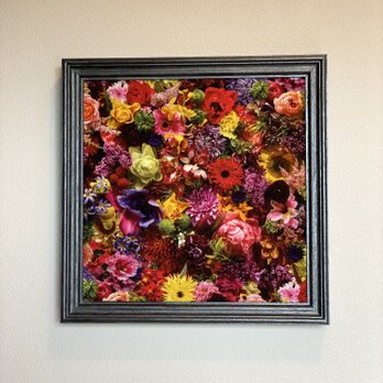 壁に貼る 超軽量 アートパネル ファブリックパネル　花柄の画像