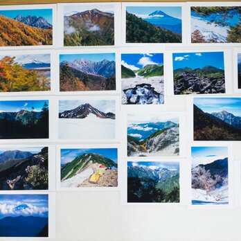 Lサイズの写真・山の風景色々26枚セット(L006)の画像