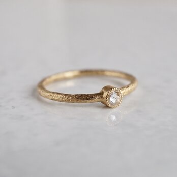K18 Diamond one stone ring [R050K18DM]の画像