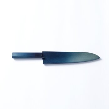 【藍包丁】新牛刀21cm・専用カバー付きの画像