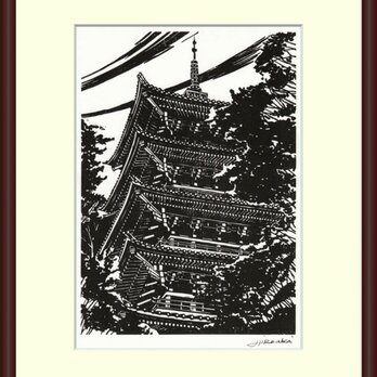 藤沢/片瀬・龍口寺 五重の塔の画像