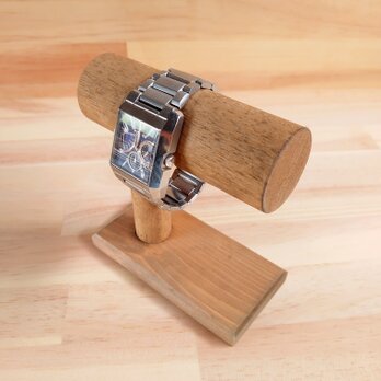 腕時計スタンド、モダン、木製の画像