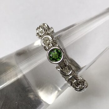 『 Lushly green ( inner ) 』Ring by SV925の画像