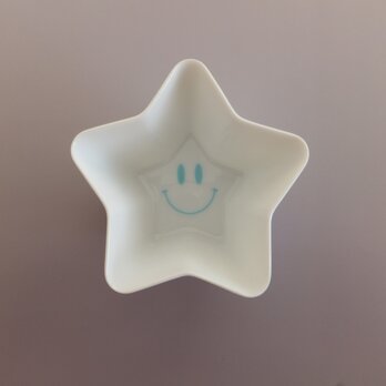 スマイルカップ（星）　水色の画像