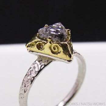 ゴールド&ダイヤモンド・リング ＊ 18k Diamond Ring △llの画像