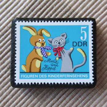 ドイツ　童話　　切手ブローチ 6400の画像
