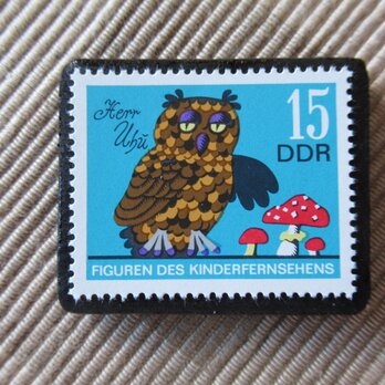 ドイツ　童話　　切手ブローチ 6402の画像