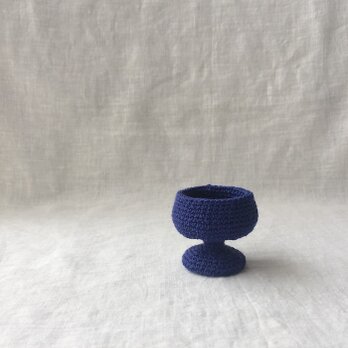 knit glass /ブルーの画像