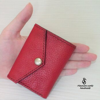 コンパクトなレザー財布　姫路レザーミニ財布の画像