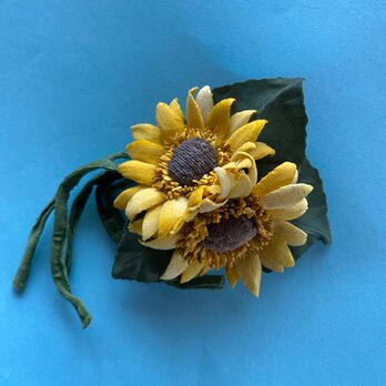 布花 Wild Sunflower corsage Aの画像
