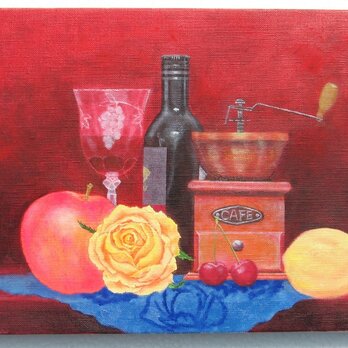 薔薇とワイン2の画像