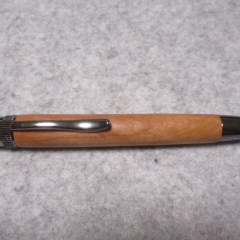 ミネバリ（斧折れカンバ）　椿油仕上げ　回転式ロングパトリオットボールペンの画像