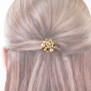 Hair accessory　ポニーフック　お花（K0933)の画像
