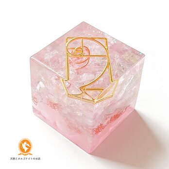 [受注製作]キューブオルゴナイト DOUBLE  universal love cube101400001の画像