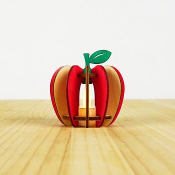 「りんご」木製ミニランプの画像