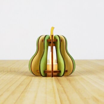 「洋梨」木製ミニランプの画像