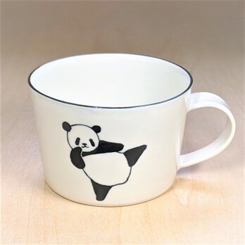 パンダスープカップ(ハイキックとローキック)の画像