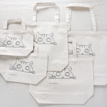 にゃんこ　ねこ　ネコ　トートバッグ　エコバッグ　バッグの画像