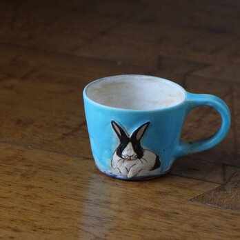 ウサギ　イラスト　マグカップ　021の画像