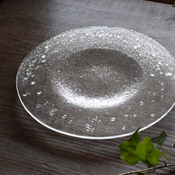ガラス　プレート皿の画像