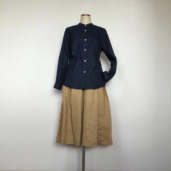 大島紬のブラウス   着物リメイクの画像