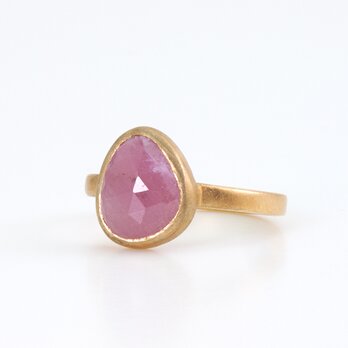 Sapphire candy ring GD / PKの画像